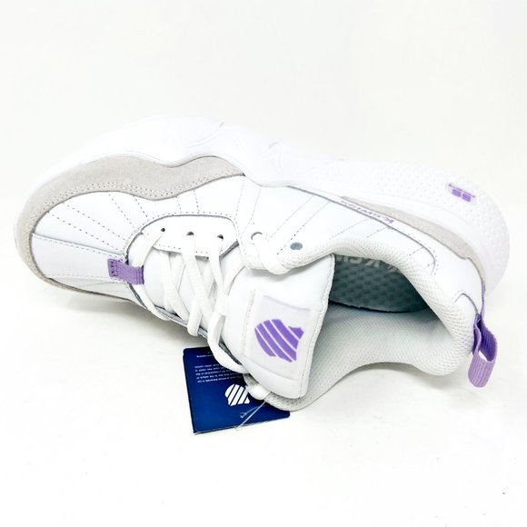 K-Swiss CR-329 LTR White Lavendula Womens Casual Sneakers 96157 151 - Picture 4 of 5